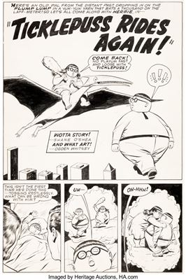 Herbie #10 Story Page 1 Original Art (American Comics Group, 1965)
