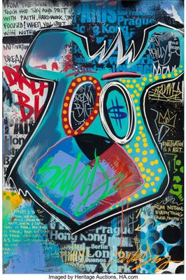 Untitled by King Saladeen - Auction record, sale price, and art valuation. Compare with similar artists and explore comparable artworks.
