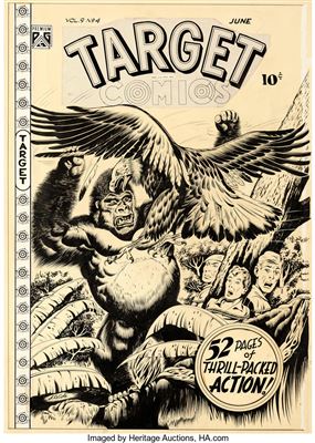 Target Comics #94 (V9#4) by L B Cole - Auction record, sale price, and art valuation. Compare with similar artists and explore comparable artworks.