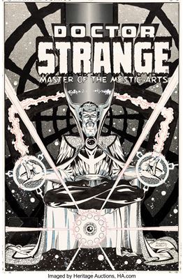 Doctor Strange #49 Cover Original Art (Marvel, 1981)