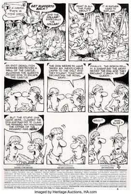 Groo the Wanderer #30 Near-Complete Story Rufferto Original Art Group of 20 (Marvel, 1987)