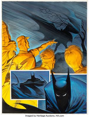 Batman: Birth of the Demon Story Page 2 Original Art (DC Comics, 1993)