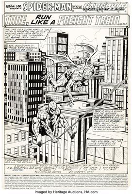 Marvel Team-Up #119 Splash Page 1 Original Art (Marvel, 1982)
