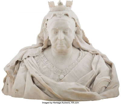 Portrait Bust of Queen Victoria, 1898