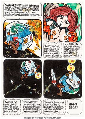 Sunspot #1 Story Page 2 Original Art (Universal Publ., 1969-70)