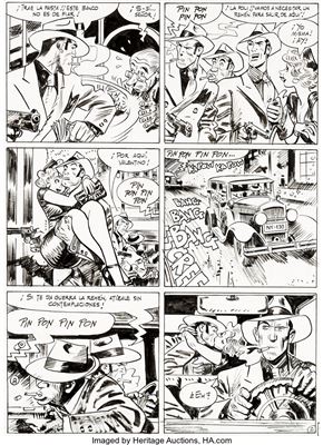 Luca Torelli es Torpedo #T14 Story Page 2 Original Art (GlÃ©nat, c. 1994) by Jordi Bernet - Auction record, sale price, and art valuation. Compare with similar artists and explore comparable artworks.