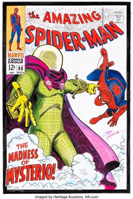 Amazing Spider-Man #66 Cover Re-Creation Original Art (c. 2000s)