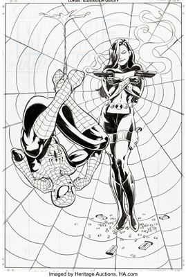 Ultimate Marvel Team-Up #14 Cover Original Art (Marvel, 2002)