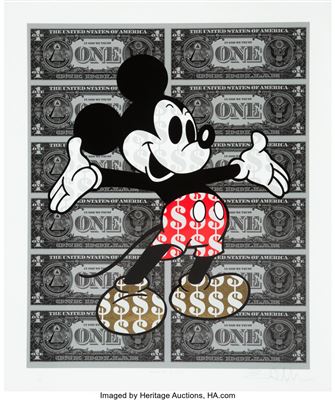 Monster Mickey XL (Gold Leaf Shoes)