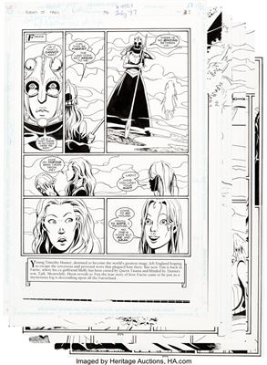 Books of Magic #38 Complete Issue Original Art Group of 24 (DC Comics, 1997) by Peter Snejbjerg - Auction record, sale price, and art valuation. Compare with similar artists and explore comparable artworks.