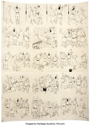 Arrestation Arbirtraire Illustration Originale Datée 29.02.1892 (Le Figaro, 1892)
