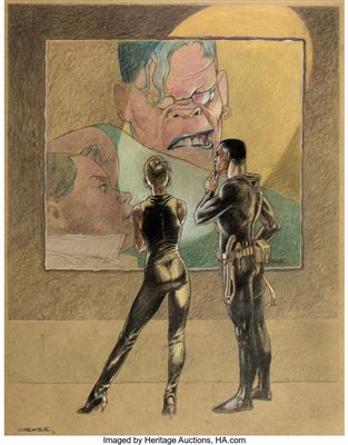 RanXerox, Lubna, Diabolik & Eva Kant Illustration Originale (2012)