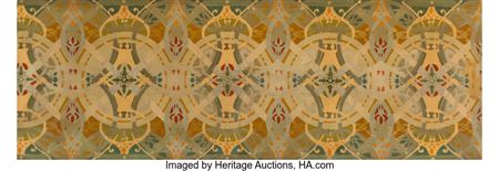 Stencil from the Trading Room of the Chicago Stock Exchange Building by Adler and Sullivan