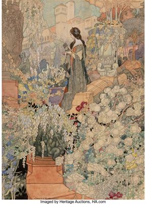 Sample artwork by Charles Robinson (1870 - 1937), known for painting - View similar artists and auction records