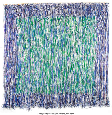 String-Green, Blue, White, 1981 by David Roth - Auction record, sale price, and art valuation. Compare with similar artists and explore comparable artworks.