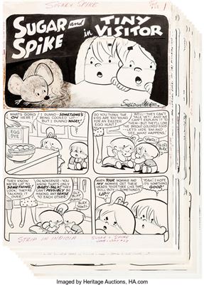 Sugar & Spike #23 Story Pages Original Art Group of 28 (DC, 1959)