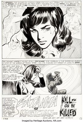 Adventure Comics #415 Complete 7-Page Story "Kill -- Or Be Killed" Original Art (DC, 1972)