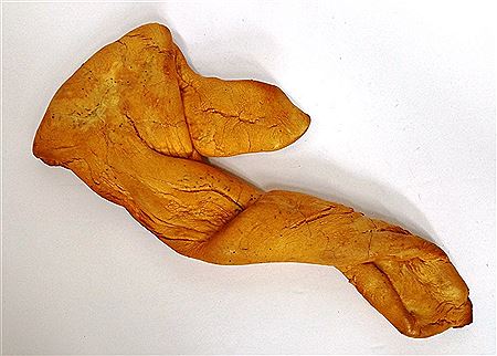 Make Bread Not War Twisted Baguette