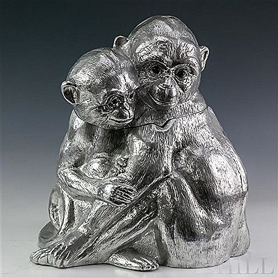 Hugging Monkeys by Arthur Court - Auction record, sale price, and art valuation. Compare with similar artists and explore comparable artworks.