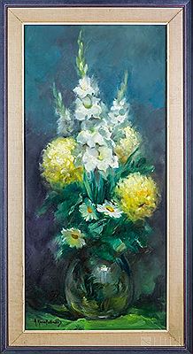 A still life with flowers