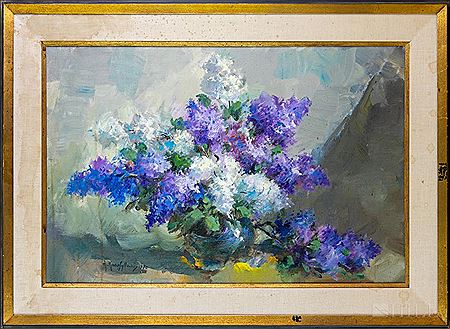 A still life with flowers