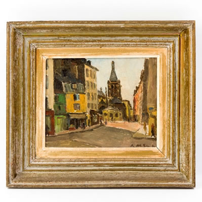 A Parisian street scene