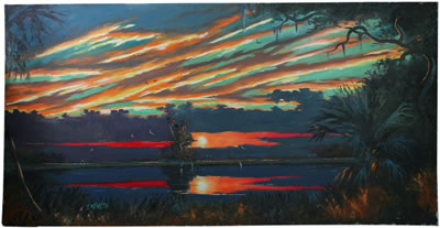 2nd Gen Florida Highwaymen Painting
