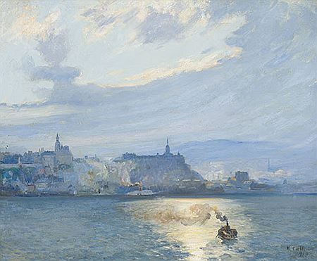 The Ferry, Quebec by Maurice Galbraith Cullen - Auction record, sale price, and art valuation. Compare with similar artists and explore comparable artworks.