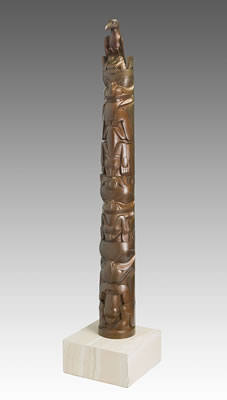 Totem Pole by James Hart - Auction record, sale price, and art valuation. Compare with similar artists and explore comparable artworks.