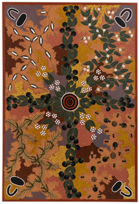Sample artwork by Mary Dixon Nungarri (20th Century), known for aboriginal art - View similar artists and auction records