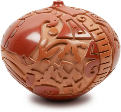 Redware Jar, January 1997