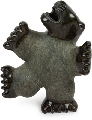 Soapstone Sculpture, Dancing Bear , 1996 by Nalenik Temela - Auction record, sale price, and art valuation. Compare with similar artists and explore comparable artworks.