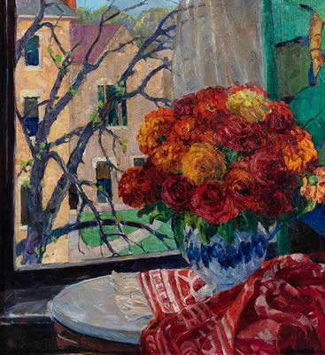 View from My Window at the College , 1929