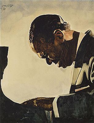 Portrait of the US- American Pianist and Band leader, Earl Hines (1903-1983)