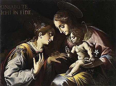 THE MYSTICAL MARRIAGE OF SAINT CATHERINE