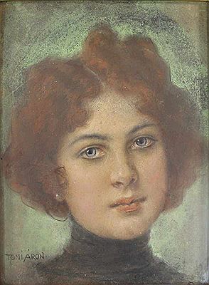 Portrait. Mädchen mit blauen Augen.