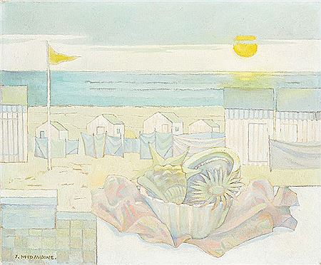 Cabines à la mer du nord.