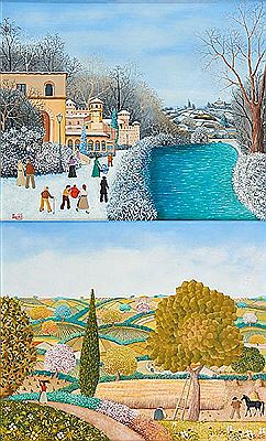 Paysages d’été et d’hiver.(2)