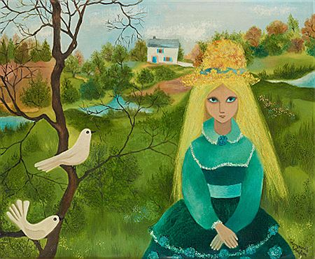 "La petite fille aux tourterelles"