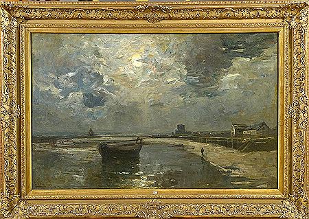 Marine au clair de lune