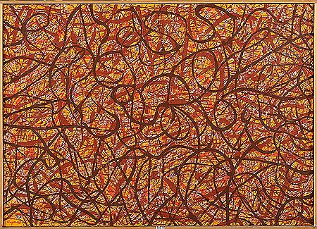 Sample artwork by John Edmond Cluysenaar (1899 - 1986), known for sculpture, painting, drawing, gestural abstraction, lyrical abstraction, figurative style, fragmented expressionist faces - View similar artists and auction records