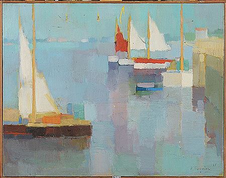 "Bateaux au port".