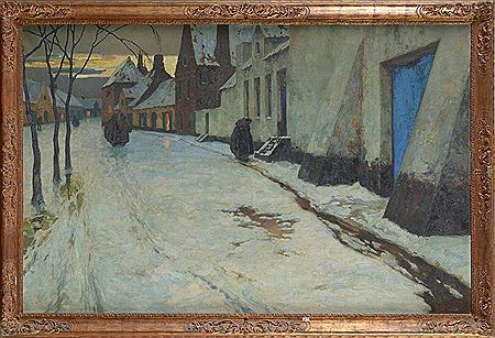 "Winter twilight in Flanders"