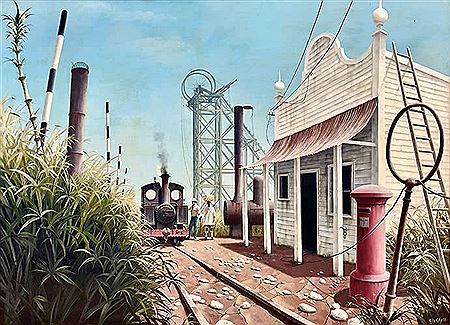 'African Capriccio' Post Office, Sierra Leone by Felix Runcie Kelly - Auction record, sale price, and art valuation. Compare with similar artists and explore comparable artworks.