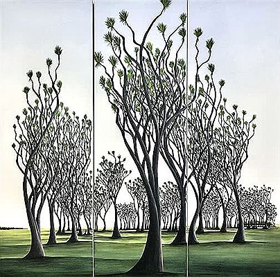 Southern Wairarapa Tikouka Forest, Triptych No. II