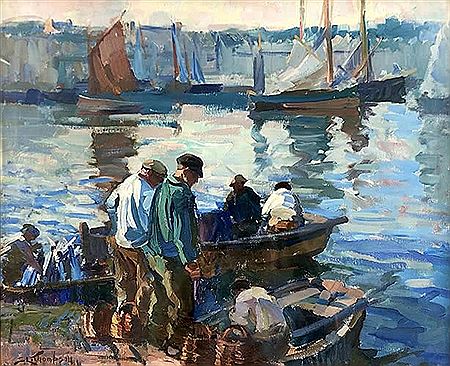 On Concarneau Harbour by Sydney Lough Thompson - Auction record, sale price, and art valuation. Compare with similar artists and explore comparable artworks.