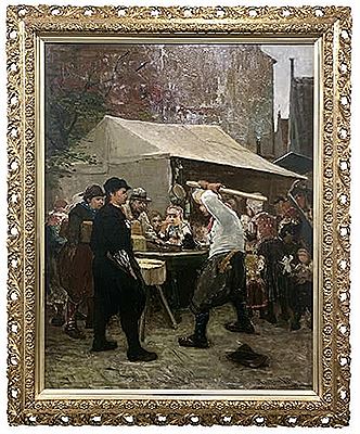 Sample artwork by Petrus van der Velden (1837 - 1913), known for painting - View similar artists and auction records