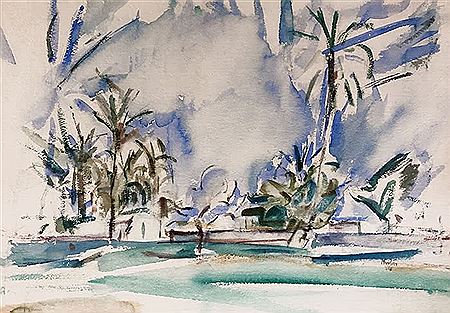 Palm Trees and Buildings
