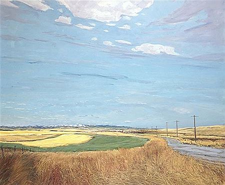 "Spring wheat with the C.Rockies (Alta)"