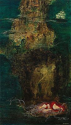 Figure in a landscape